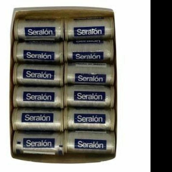 HILO SERALON DE COSTURA 200MTS TRANSP 0000 CAJA C12 PZAS